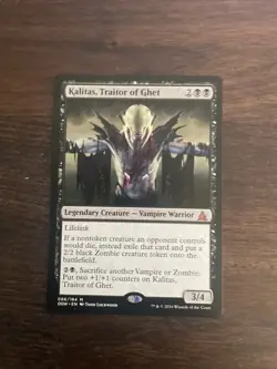 MTG Kalitas, Traitor of Ghet - Oath of the Gatewatch #086 - Image 1