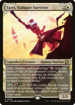 [MTG] Tazri, Stalwart Survivor (Showcase) (0056) (MAT) NM - Image 1