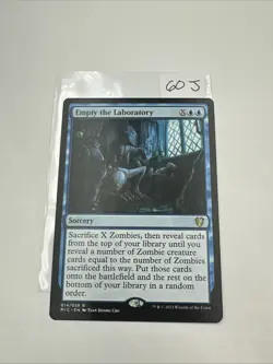 Empty the Laboratory Commander: Innistrad: Midnight Hunt #14 Rare - Image 1