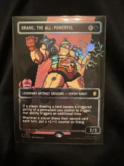 Krang, The All-Powerful, 0086 - Borderless, Surge Foil - TMNT MTG - NM/M - Image 1