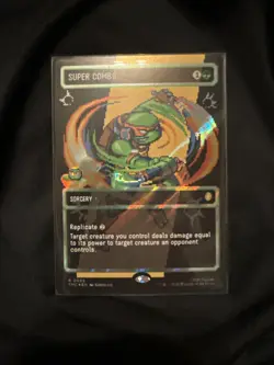 Super Combo - Surge Foil - Borderless PIXEL English Magic the Gathering TMNT - Image 1