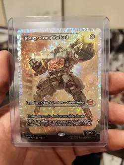 Krang, Utrom Warlord Showcase Fracture Foil TMNT MTG - Image 1
