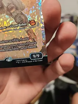 Krang, Utrom Warlord Showcase Fracture Foil TMNT MTG - Image 5