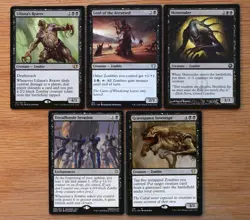 Lot 10x Black Zombie Creatures Set Magic MTG Commander EDH Lord of the Accursed - Image 3