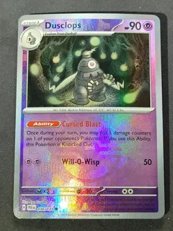 Dusclops 036/131 Poke Ball Pattern Prismatic Evolutions Pokemon TCG - Image 1