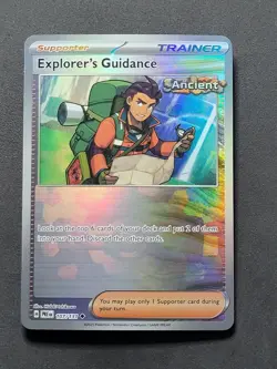 Explorer's Guidance 107/131 Poke Ball Pattern Prismatic Evolutions Pokemon TCG - Image 1