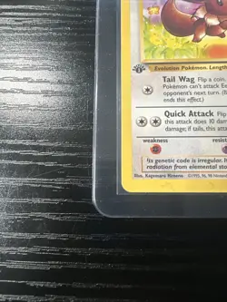 Eevee 51/64 1st Edition Jungle WOTC Vintage Pokemon - Image 2