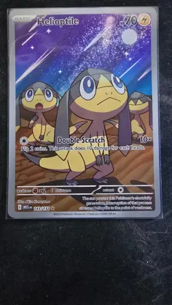 Pokemon Helioptile 143/132 Me01: Mega Evolution Holo Illustration Rare Full Art - Image 1
