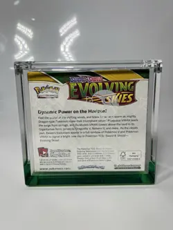 Pokemon TCG Sword & Shield Evolving Skies Booster Box Sealed + Wyrm Prism Case - Image 2