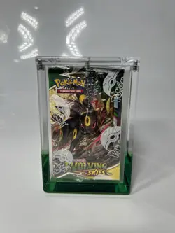 Pokemon TCG Sword & Shield Evolving Skies Booster Box Sealed + Wyrm Prism Case - Image 3