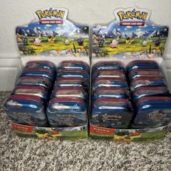 Pokemon Tcg Ascended Heroes Mini Tins Display Box Of 10 X2 Tins All New - Image 1