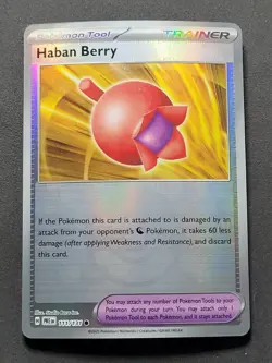 Haban Berry 111/131 Poke Ball Pattern Prismatic Evolutions Pokemon TCG - Image 1