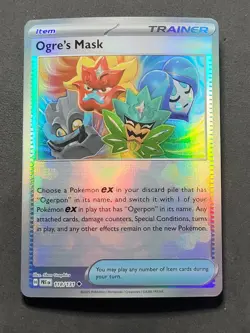 Ogre's Mask 118/131 Poke Ball Pattern Prismatic Evolutions Pokemon TCG - Image 1