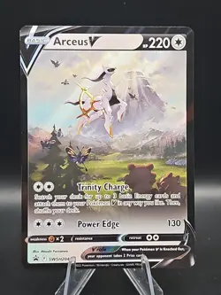 Pokemon Card TCG - Arceus V SWSH204 Sword & Shield Black Star Promo Near Mint - Image 1