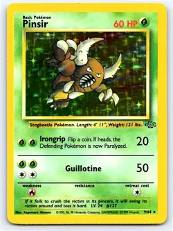 Pokemon Pinsir (9) Jungle #09/64 Holo[LP] - Image 1