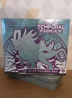 Pokemon SV05 Temporal Forces Elite Trainer Box Walking Wake ETB Sealed (ENG) - Image 1