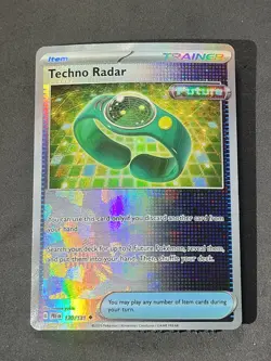 Techno Radar 130/131 Poke Ball Pattern Prismatic Evolutions Pokemon TCG - Image 1