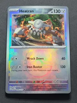Heatran 068/131 Master Ball Pattern Prismatic Evolutions Pokemon TCG - Image 1
