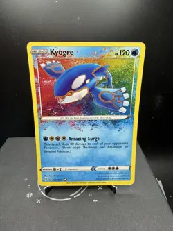 Pokemon TCG SWSH Shining Fates Kyogre 021/072 Amazing Rare Holo NM! - Image 1