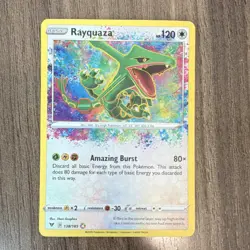 Pokemon Rayquaza Amazing Rare Holo 138/185 Swsh04: Vivid Voltage 120 HP - Image 1
