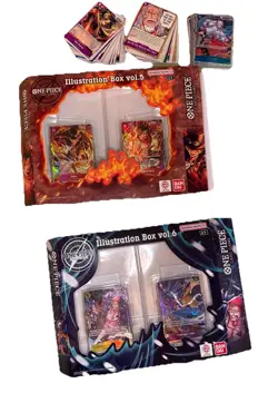 One Piece Illustration Box Vol 5 + Vol 6 Set Of 2 OPENED ALL HITS INCLUDED - Image 1