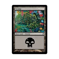 WotC MtG Lorwyn Swamp #291 (C) (Foil) VG - Image 1
