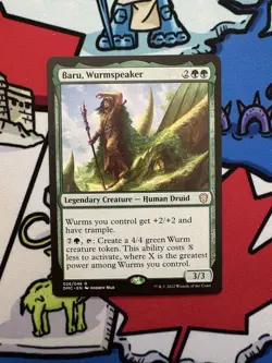 Baru, Wurmspeaker x1 Mtg Dominaria United Commander - Image 1