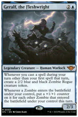 Outlaws of Thunder Junction #50 Geralf, the Fleshwright - Image 1