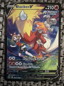 Pokemon Blaziken V TG14/TG30 Swsh12: Silver Tempest Ultra Rare Holo - Image 1