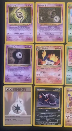 Pokemon WOTC Vintage Lot 12 Cards - Quilava, Unown, Grimer 1st Edition - Image 3