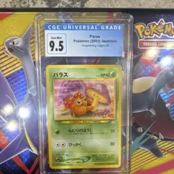 Pokemon TCG Paras CGC 9.5 Gem Mint Awakening Legends 046 Regular Japanese 2001 - Image 1