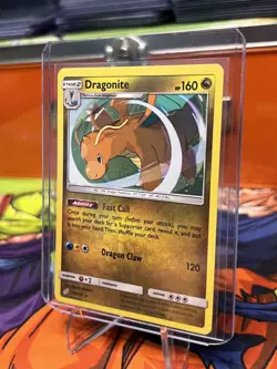 Pokemon TCG Dragonite Sun & Moon - Team Up 119/181 Holo Rare Cosmos Holo Rare - Image 5