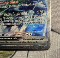 Pokemon TCG Zapdos EX 202/165 Scarlet & Violet 151 SIR Card Near Mint - Image 5