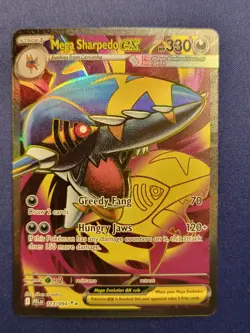 Pokemon TCG Mega Sharpedo ex 113/094 Me02: Phantasmal Flames Holo Ultra Rare NM - Image 1