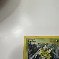 Scyther 26/64 Jungle 1st Edition Non-Holo Rare Pokemon Card LP - Image 4