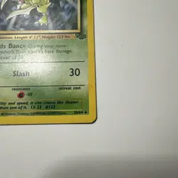 Scyther 26/64 Jungle 1st Edition Non-Holo Rare Pokemon Card LP - Image 5