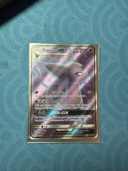 Pokemon TCG Espeon GX Full Art Ultra Rare Card Sun & Moon 140/149 - Image 1