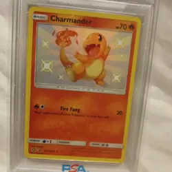 Pokemon Charmander Hidden Fates: Shiny Holo PSA 9 Sun & Moon 2019 Mint #SV6 - Image 3