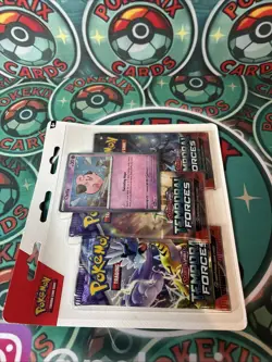 Pokemon TCG Temporal Forces 3 Pack Blister Cleffa Promo Sealed - Image 3