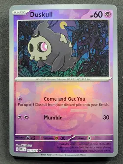 Duskull 035/131 Master Ball Pattern Prismatic Evolutions Pokemon TCG - Image 1