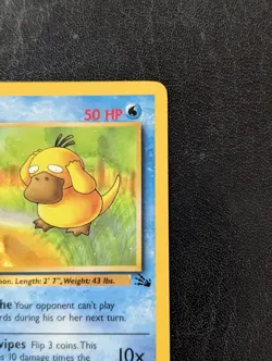 Psyduck First Edition NM Pokemon 53/62 Fossil Regular - Image 3