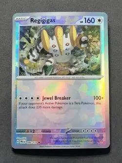 Regigigas 086/131 Poke Ball Pattern Prismatic Evolutions Pokemon TCG - Image 1