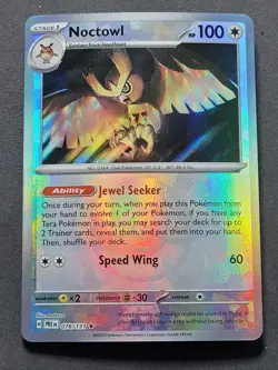 Noctowl 078/131 Poke Ball Pattern Prismatic Evolutions Pokemon TCG - Image 1