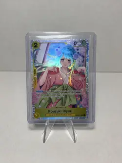 One Piece TCG Kouzuki Hiyori OP06-106 SR Wings Of The Captain English NM Foil - Image 1