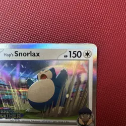 Hop's Snorlax SVP 184 Journey Together Prerelease Stamped Pokemon Promo Card - Image 2