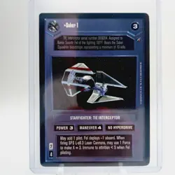 Star Wars CCG Saber 1 Death Star II DS2 Limited Expansion Decipher Card - Image 4