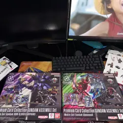 Sealed Gundam Premium Card Collection bundle (PC001A + PC02A - Image 1