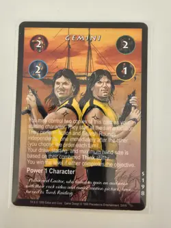 Tomb Raider CCG S198 - Gemini - Slippery When Wet Rare Card - Image 1