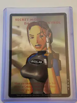 Tomb Raider CCG S201 - Secret Move 1: Damage Control - SWW Ultra Rare Card Holo - Image 1