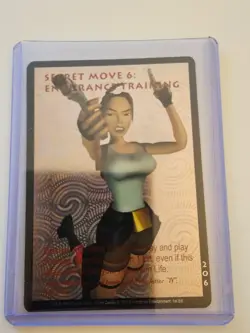 Tomb Raider CCG 206 - Secret Move 6: Endurance Training - Base Ultra Rare Card H - Image 1